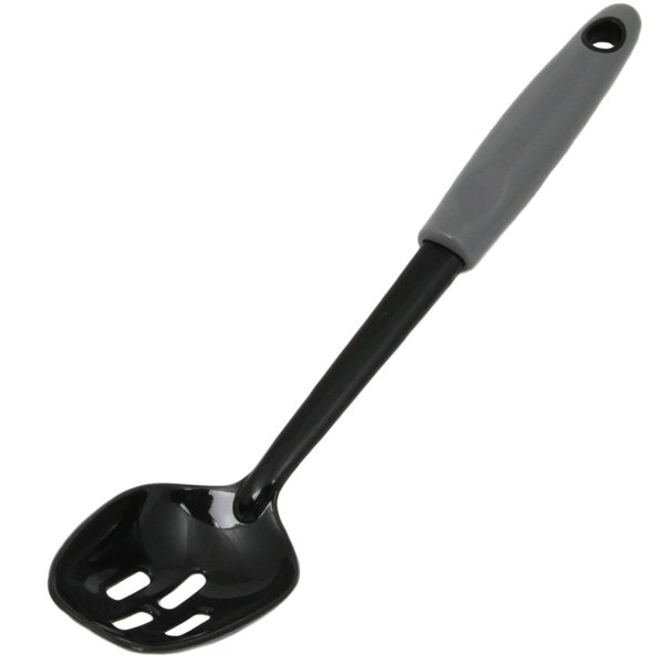 Chef Craft 2-1/2 in. W X 12 in. L Black/Gray Nylon Slotted Spoon 12031